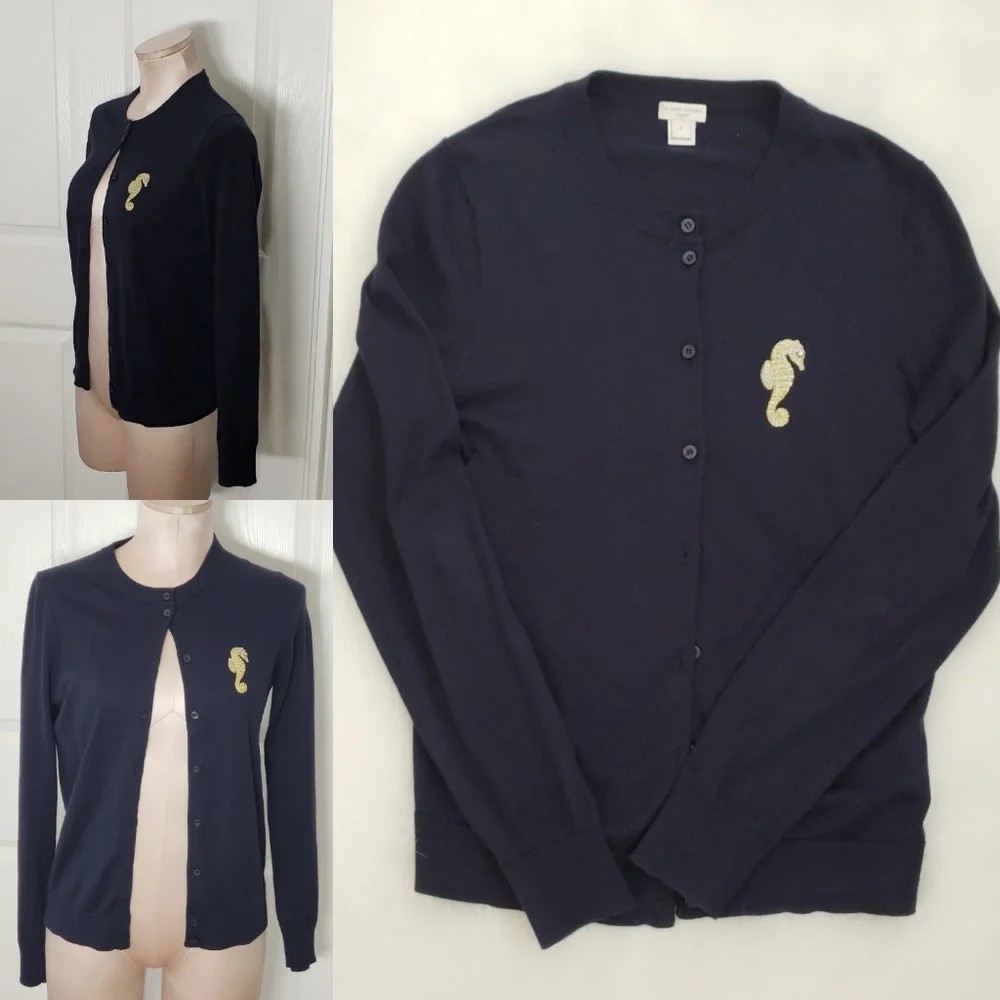 J. Crew Cardigan Button Up Sweater S - Picture 2 of 8